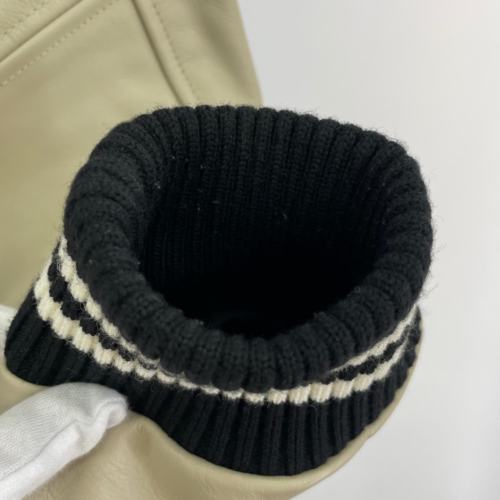 ブルゾン 02253AB04 SPEAK NO EVIL ワッペン スタジャン M M ブラック