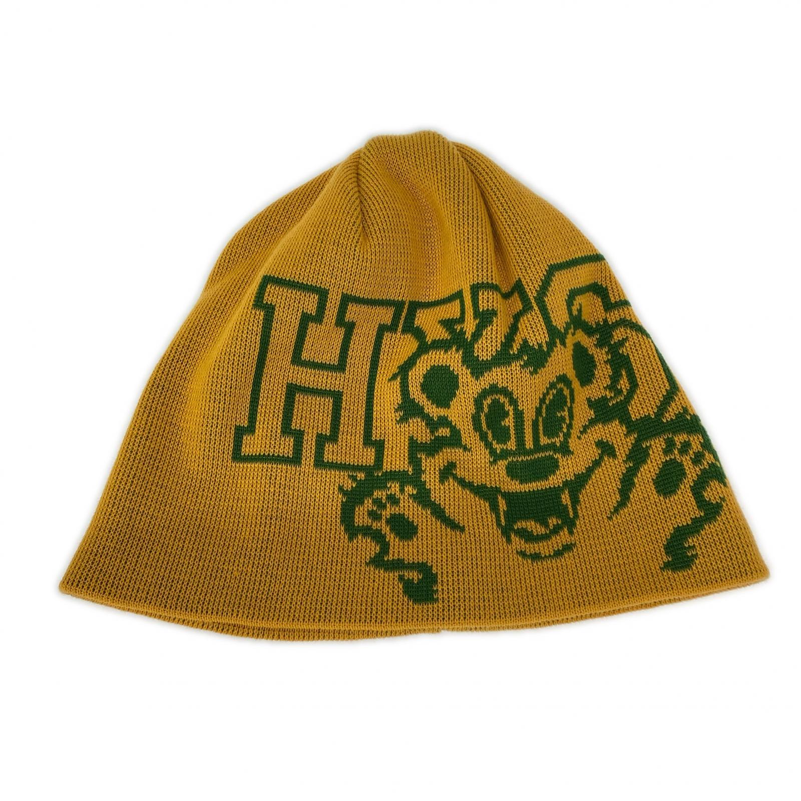 ニットキャップ 01261QH02 FIRE BEAR ビーニー オレンジ