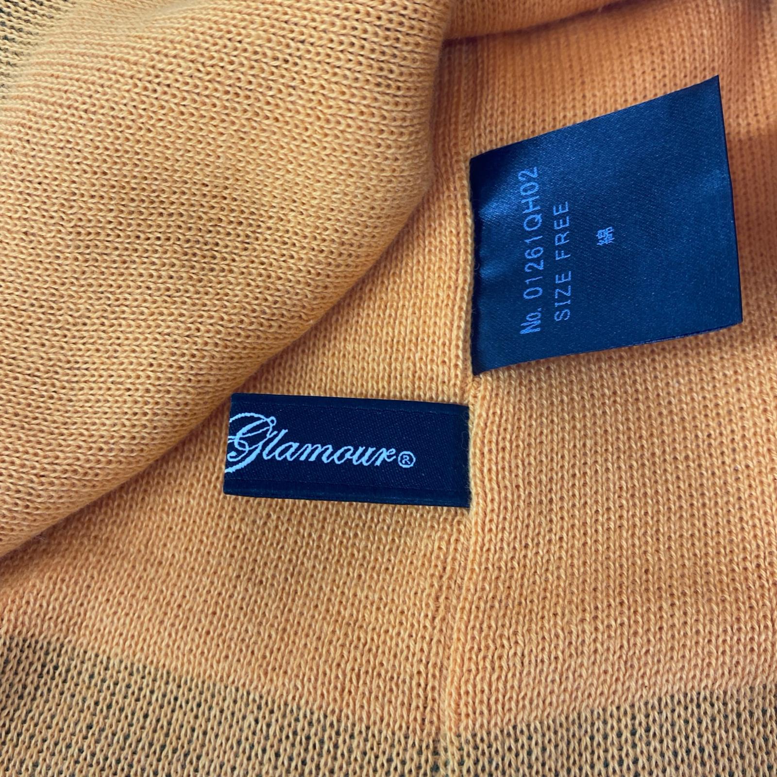 ニットキャップ 01261QH02 FIRE BEAR ビーニー オレンジ