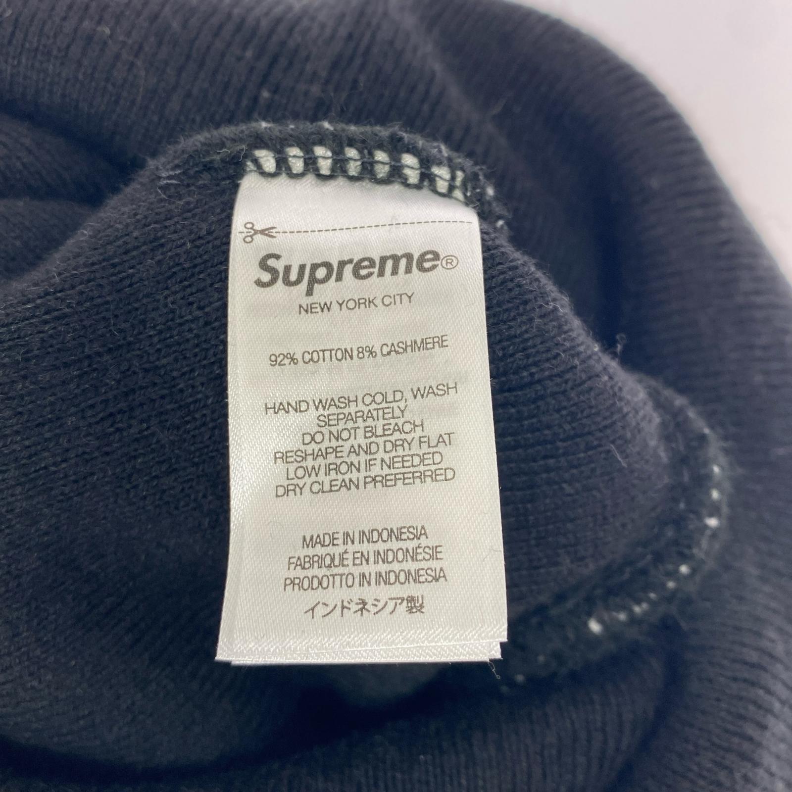 ニットキャップ Big Logo Beanie 黒 ブラック
