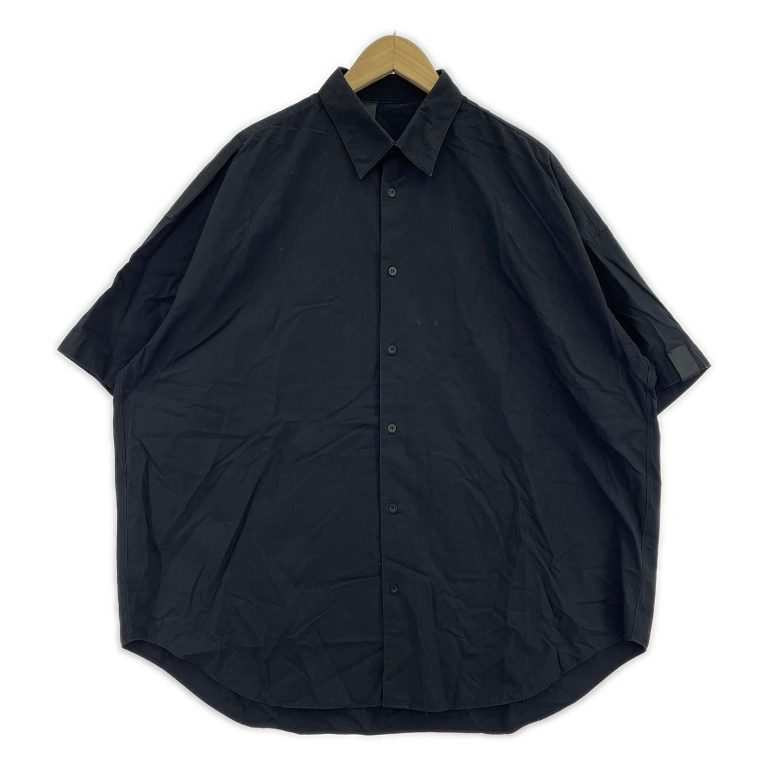 半袖シャツ 22SSHALF SLEEVE BIG SHIRT/38 38 ブラック