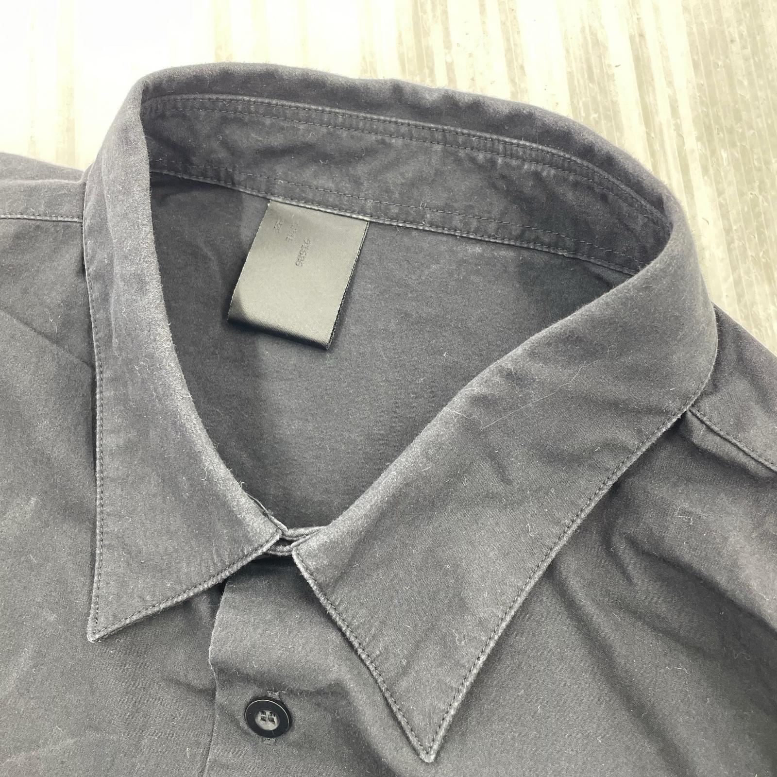 半袖シャツ 22SSHALF SLEEVE BIG SHIRT/38 38 ブラック