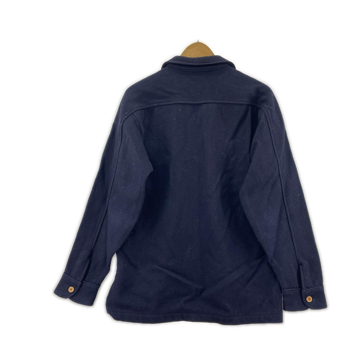 長袖シャツ 70s Lee ウールシャツ NVY ネイビー