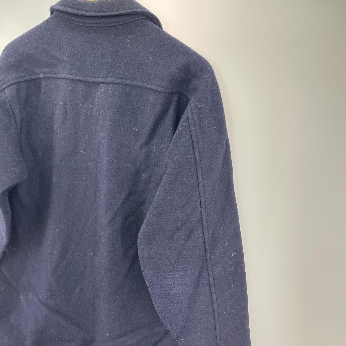 長袖シャツ 70s Lee ウールシャツ NVY ネイビー