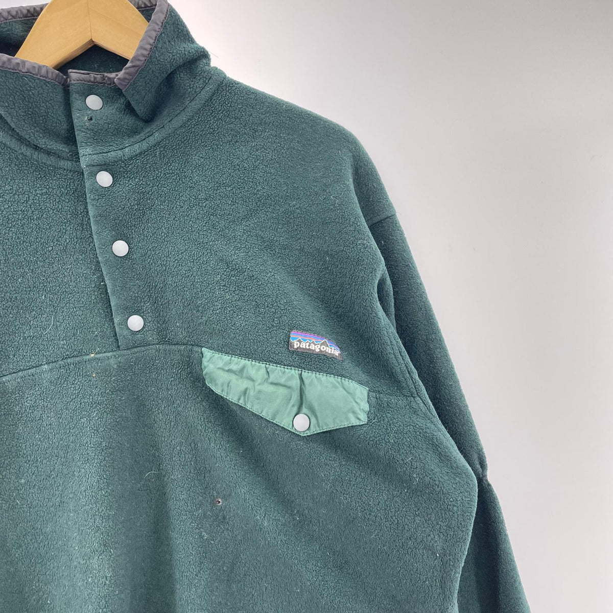 スウェット 90s patagonia スナップT M GRN M グリーン