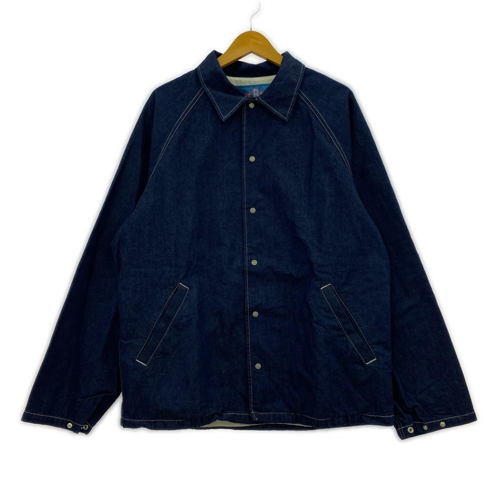 ジャケット Jacquard Denim Coach Jacket 3 3 ネイビー