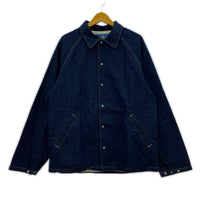 ジャケット Jacquard Denim Coach Jacket 3 3 ネイビー