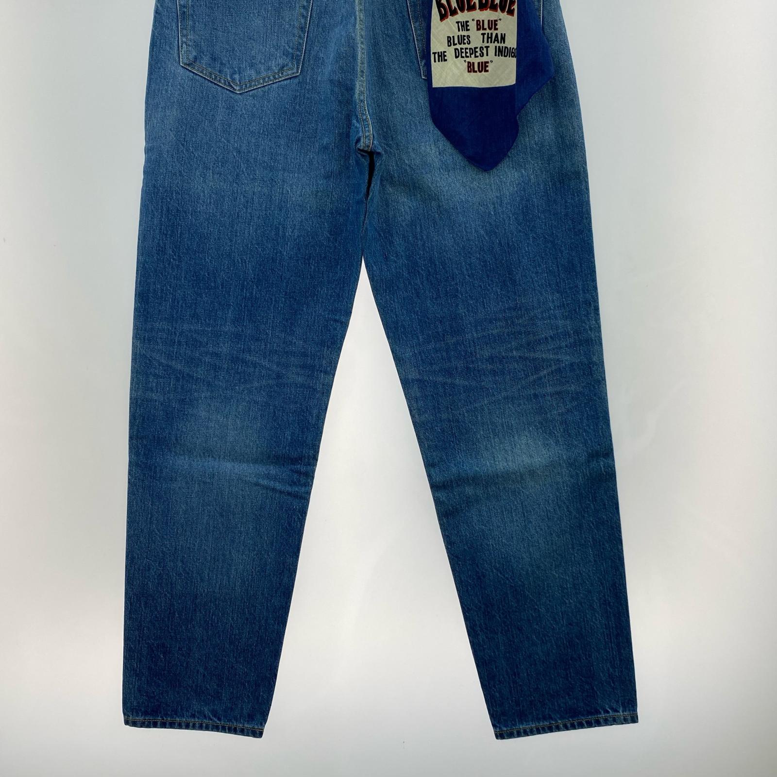 デニムパンツ PP03 MOD supima Selvedge Denim 32 ブルー
