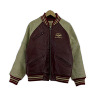 レザージャケット VARSITY JACKET RED