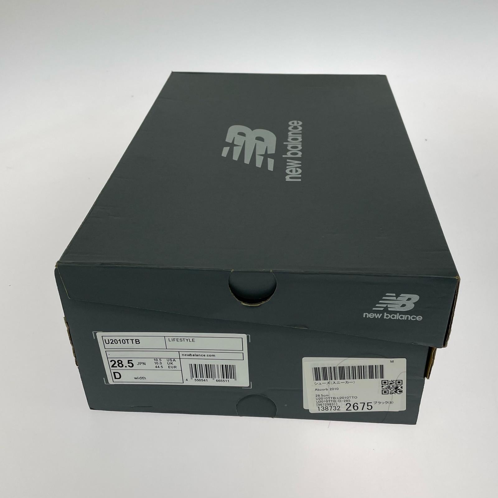 スニーカー NEW BALANCE スニーカー 28.5cm (US10 1/2 UK10 EU47) ブラック