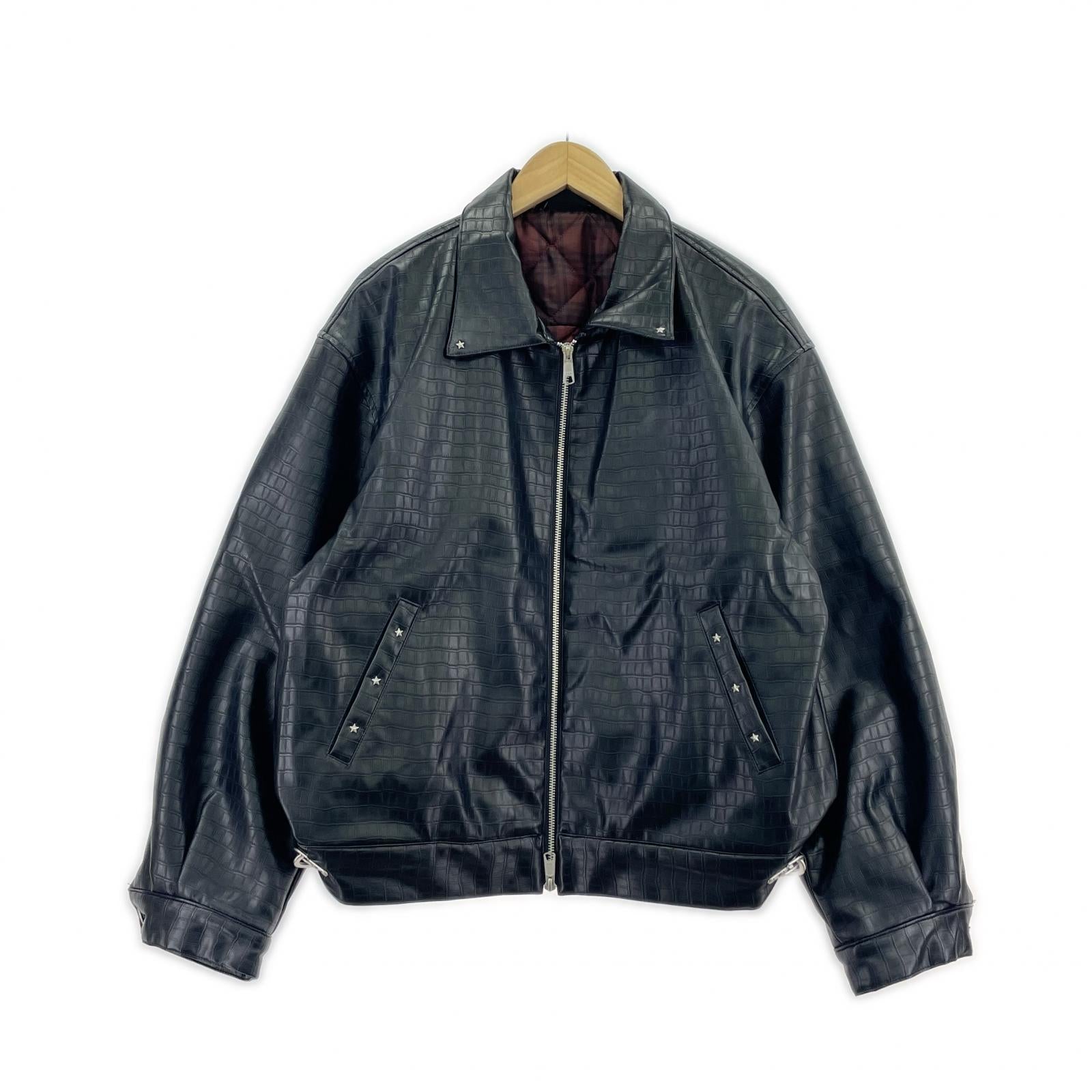 レザージャケット Belvet Leather Jacket BLK ブラック