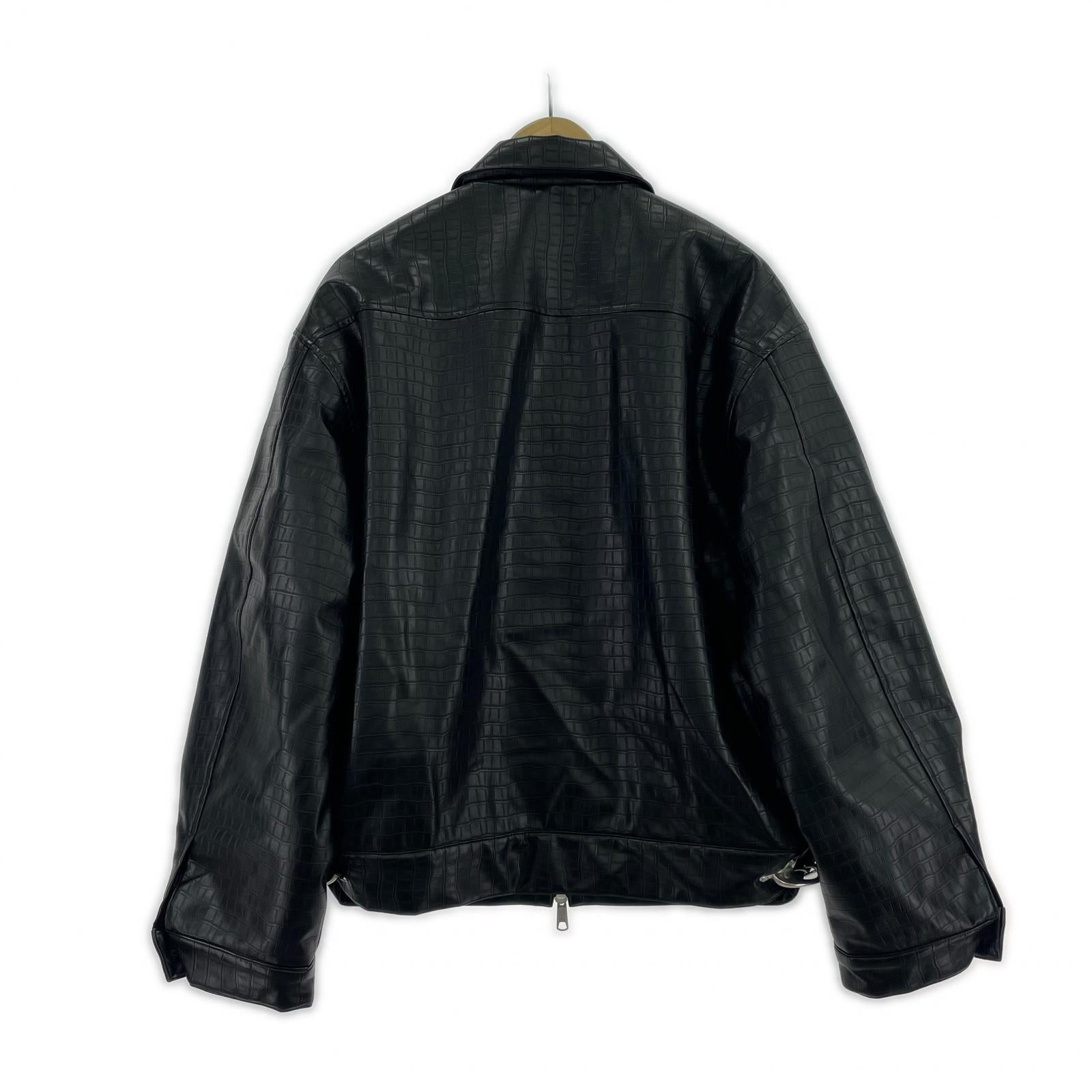 レザージャケット Belvet Leather Jacket BLK ブラック