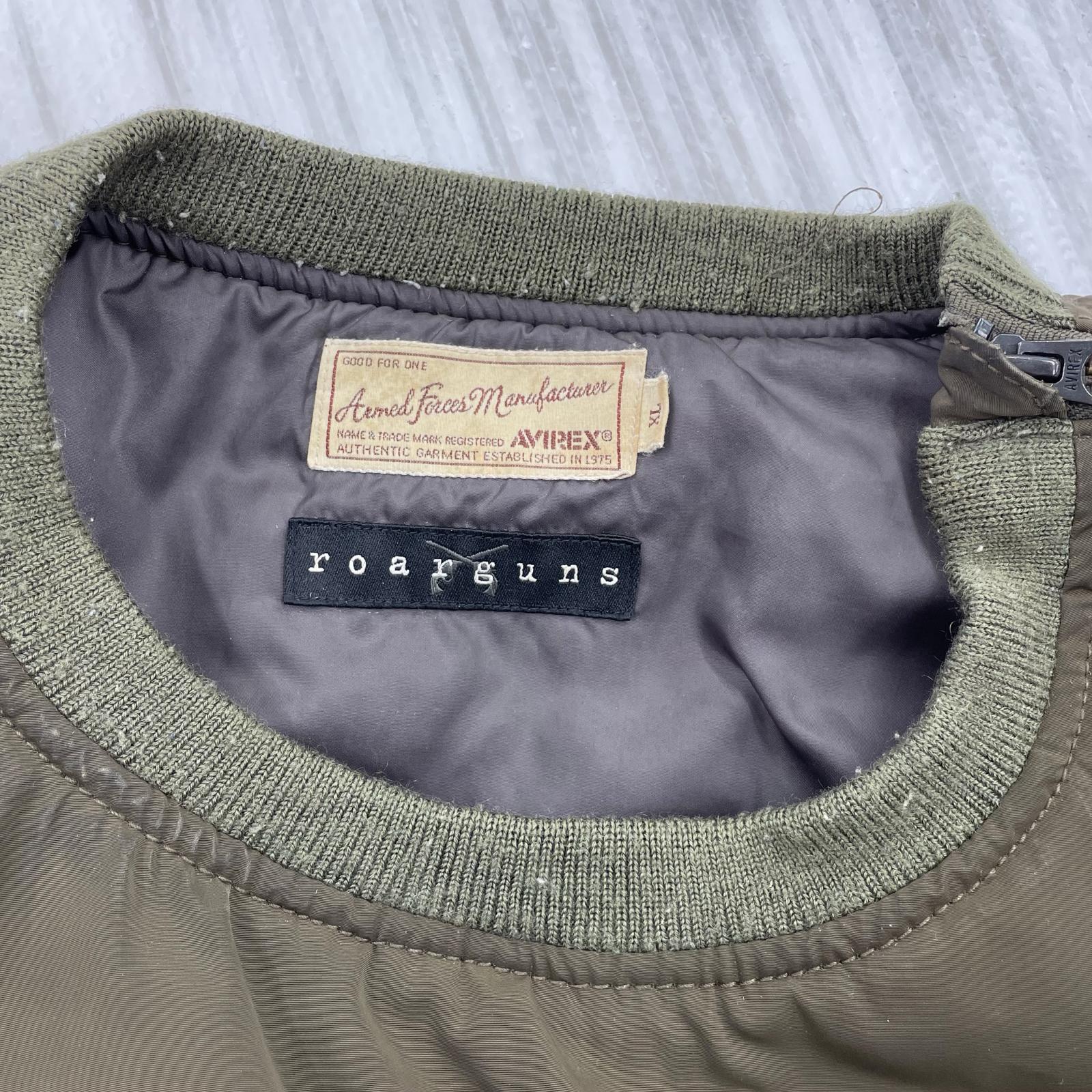 ブルゾン ×roarguns 別注 TYPE MA-1 XL KHK