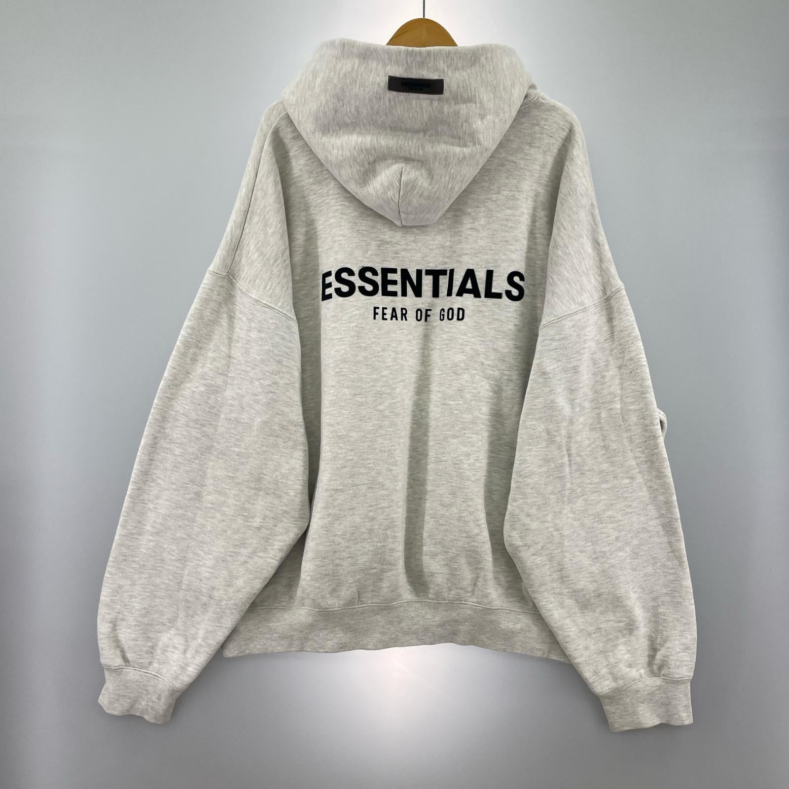 パーカー ESSENTIALS FEAR OF GOD ロゴパーカー グレー (XXL) グレー