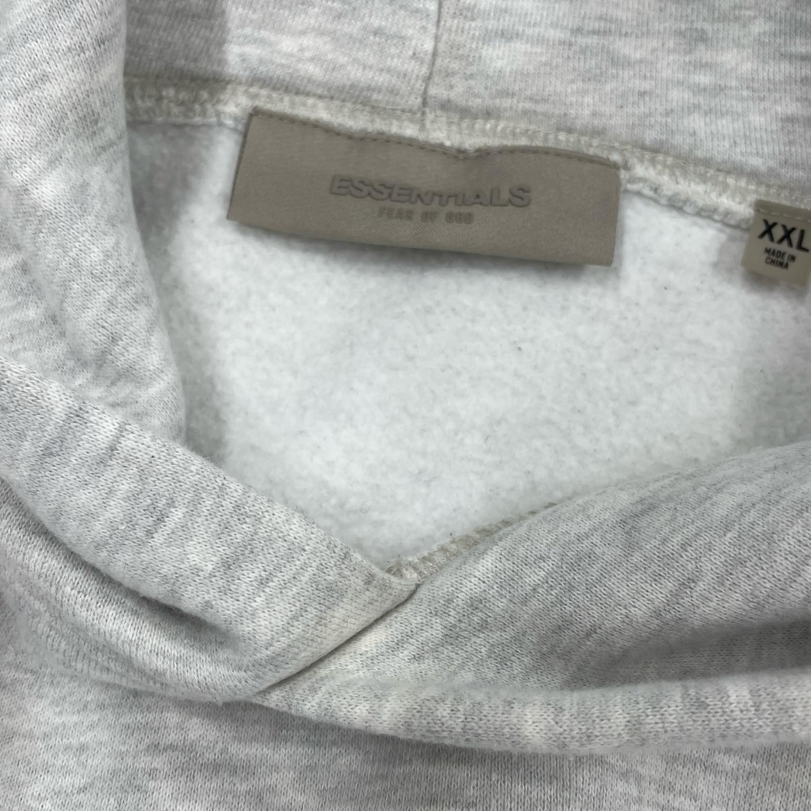 パーカー ESSENTIALS FEAR OF GOD ロゴパーカー グレー (XXL) グレー