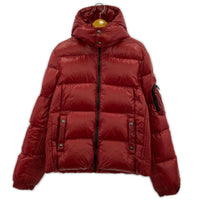 ダウンベスト 20AW BELBO ジップアップ ロゴパッチ ダウンジャケット レッド