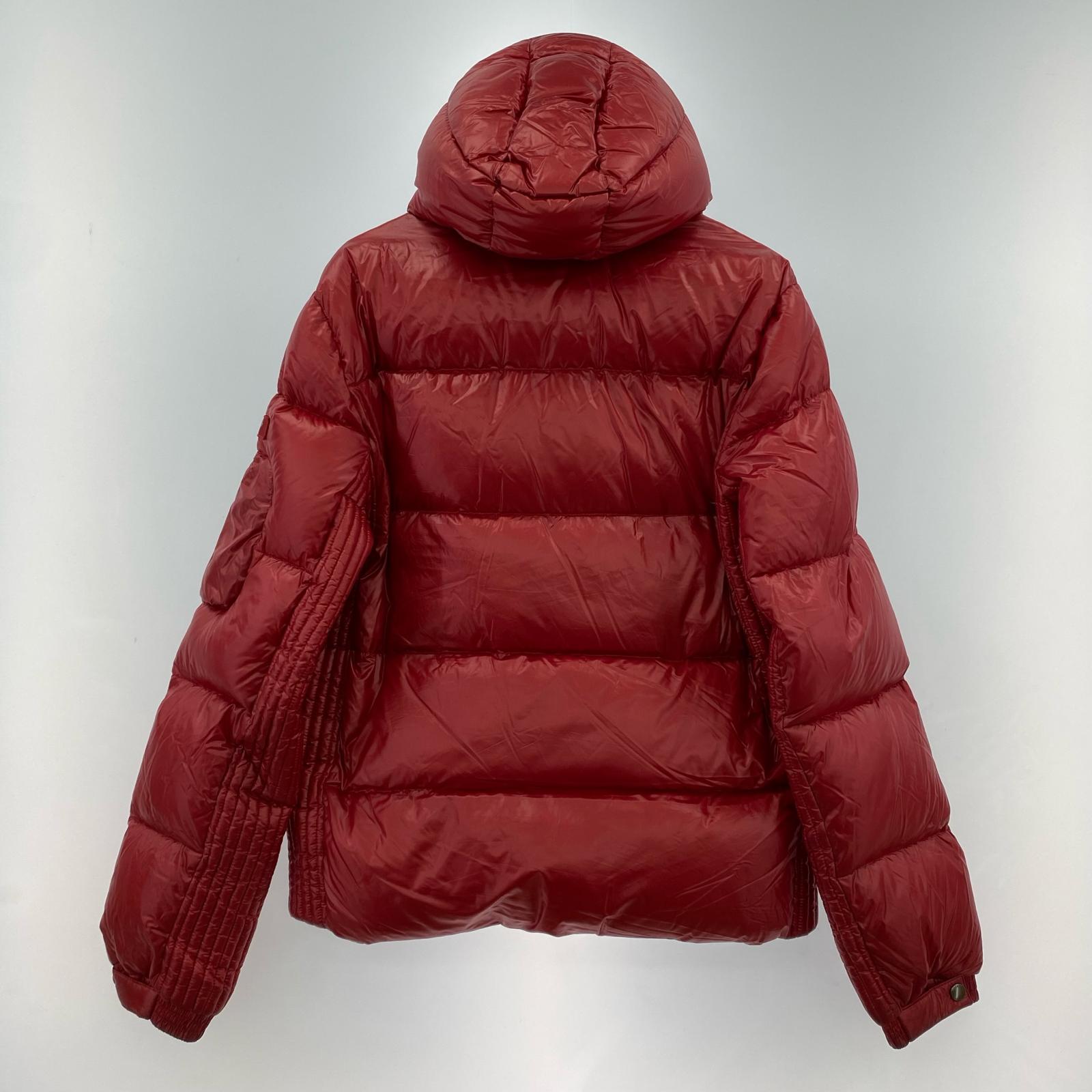ダウンベスト 20AW BELBO ジップアップ ロゴパッチ ダウンジャケット レッド