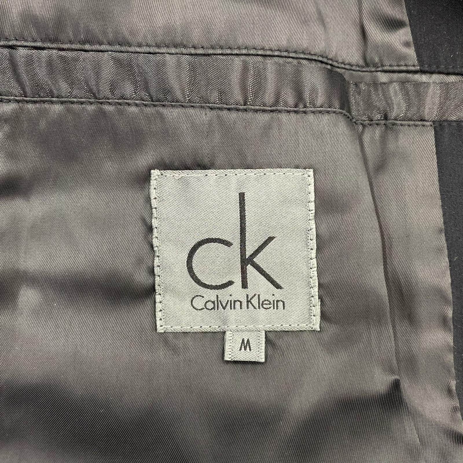 ジャケット Calvin Klein 比翼 ジャケット M ブラック M ブラック