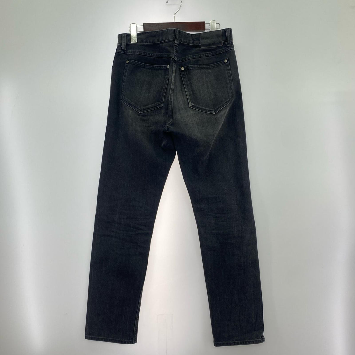 デニムパンツ .The Letters スキニーブラックデニム (M) M ブラック