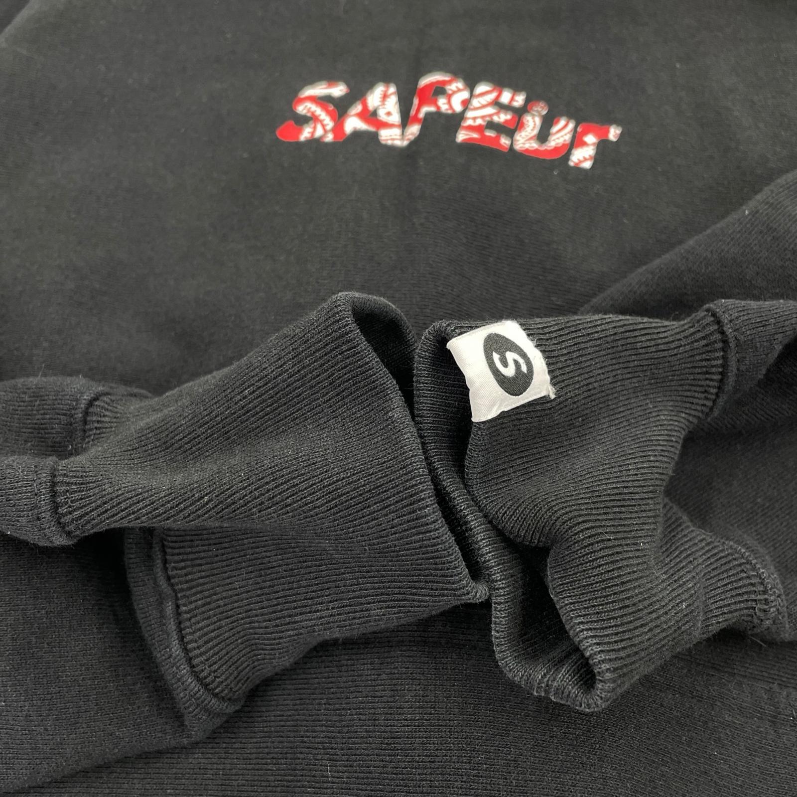 パーカー BANDANA ROD MAN HEAD HOODIE BLACK M ブラック
