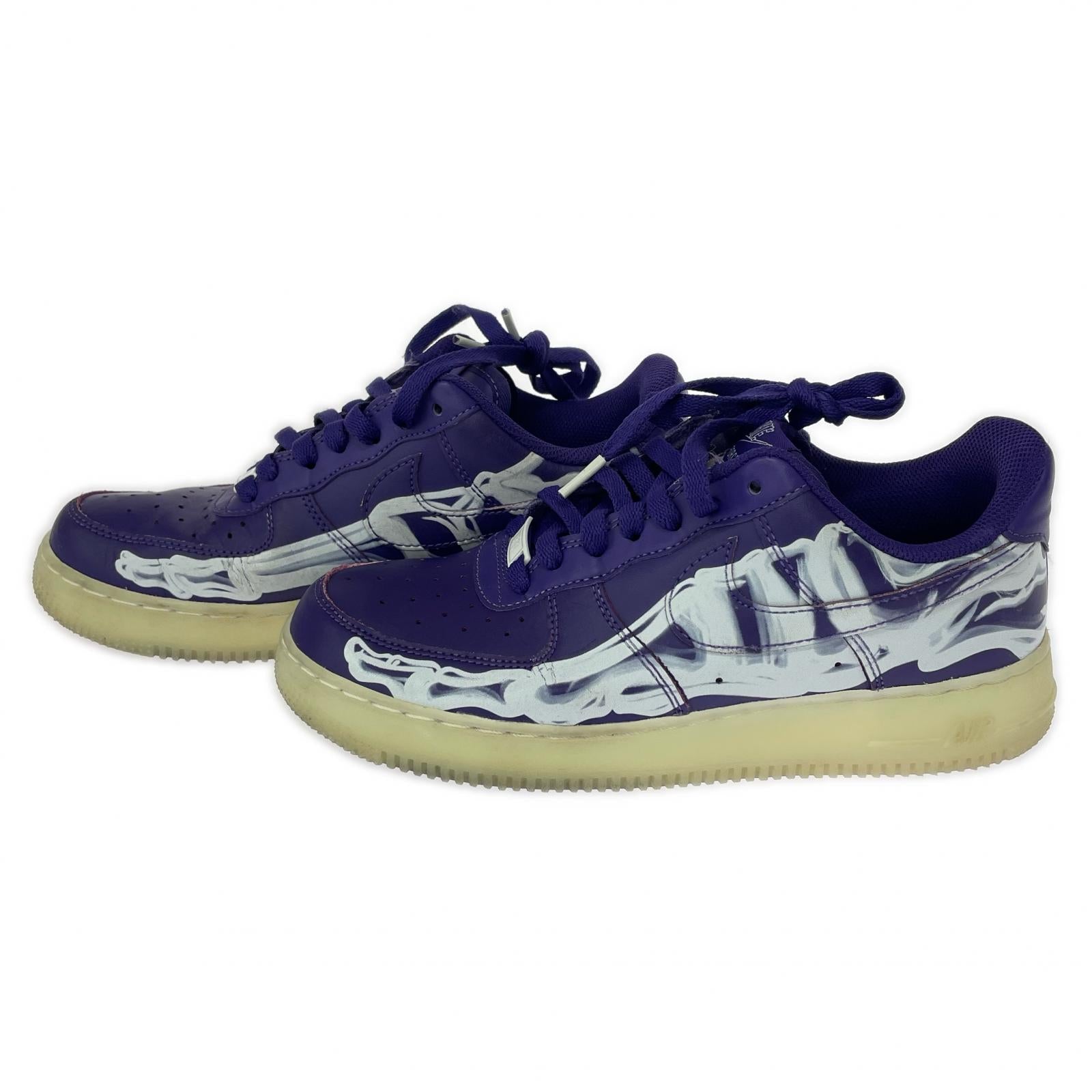 スニーカー PURPLE SKELTON 25cm (US7 UK6 1/2 EU40) パープル