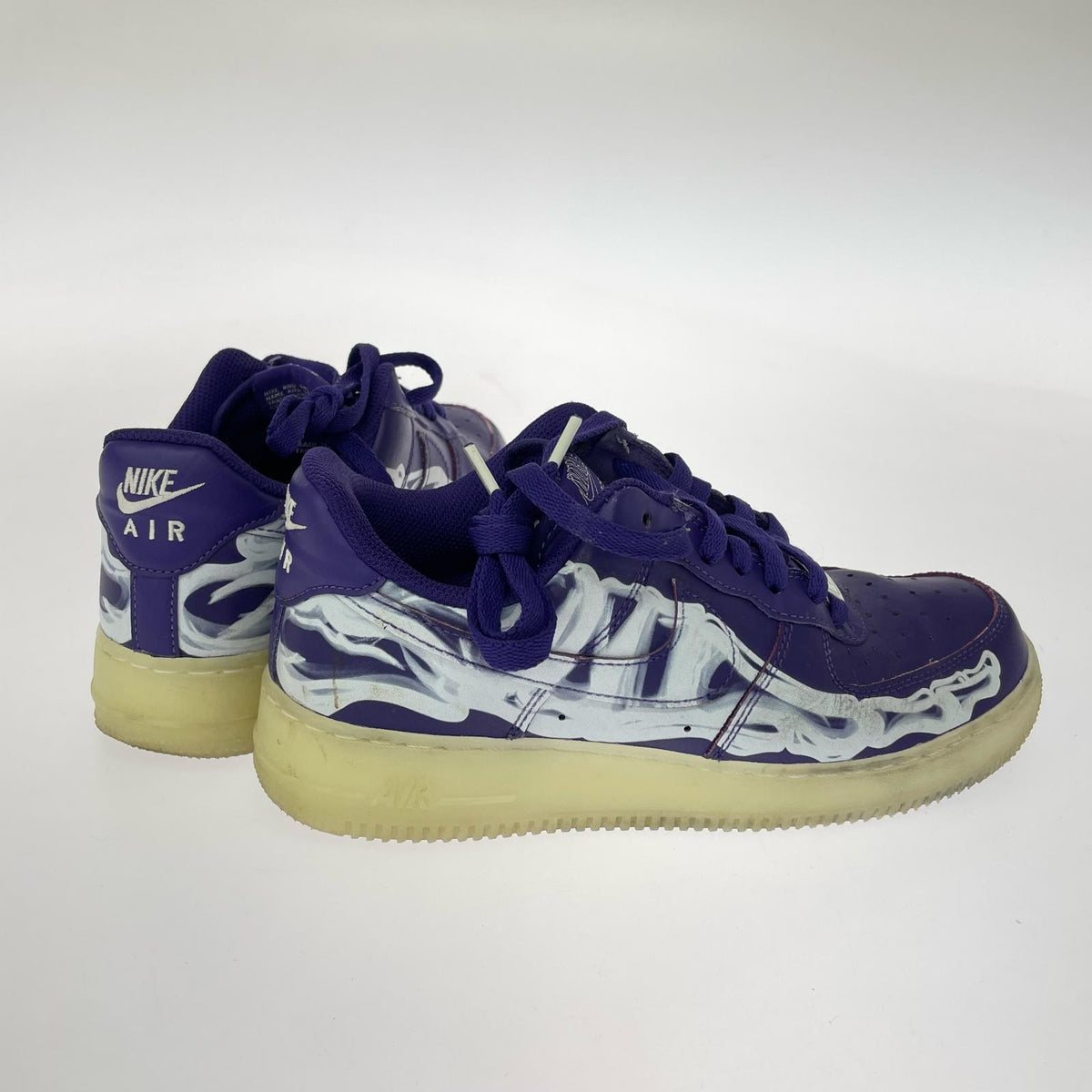 スニーカー PURPLE SKELTON 25cm (US7 UK6 1/2 EU40) パープル