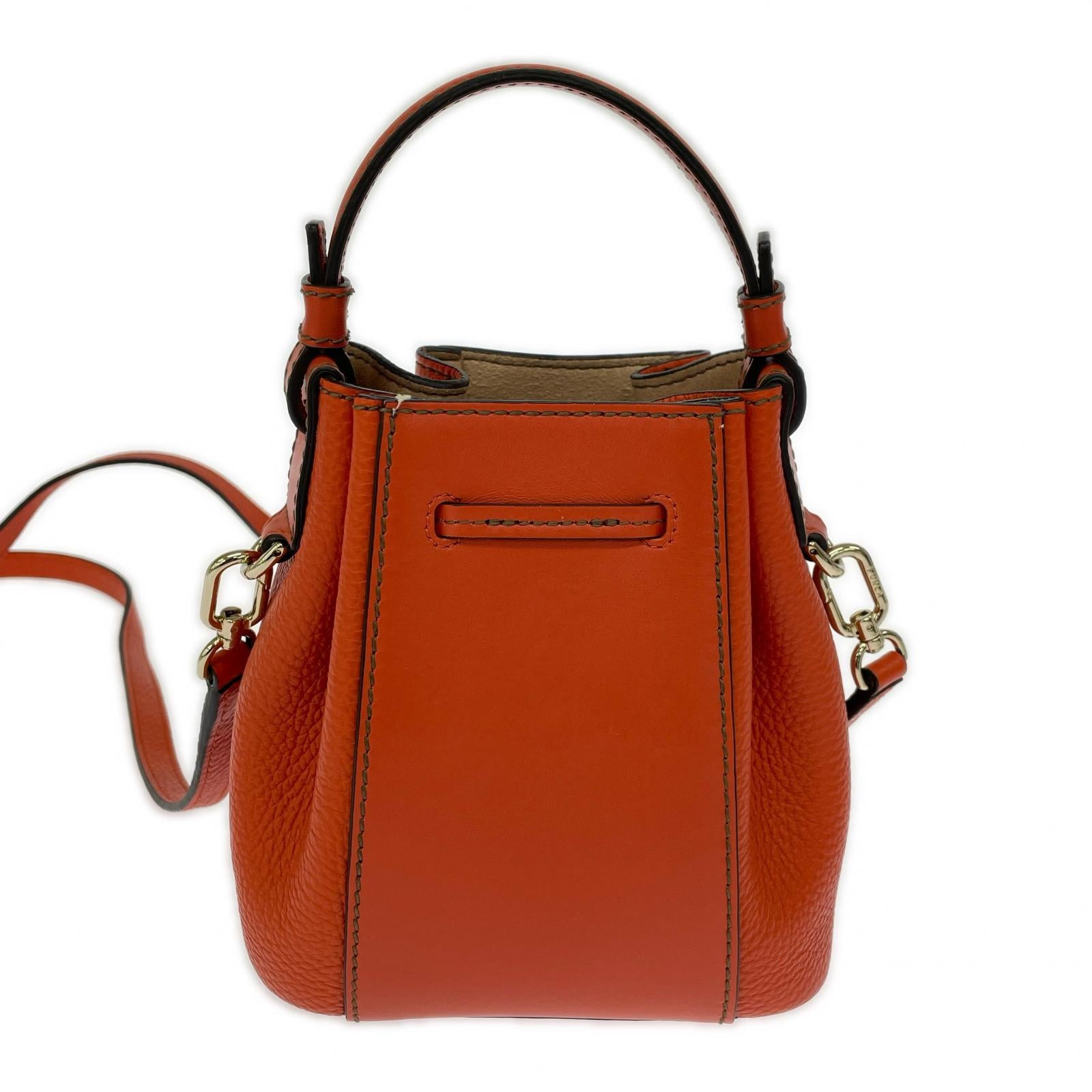 ショルダーバッグ MIASTELLA MINI BUCKET BAG オレンジ