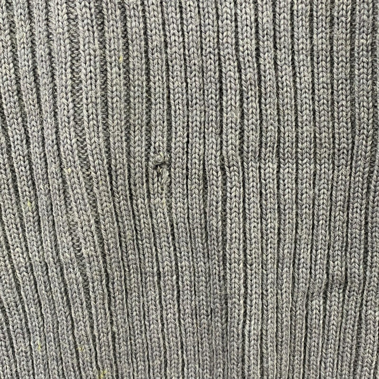 ニット コンバットニット 青 L ブルー