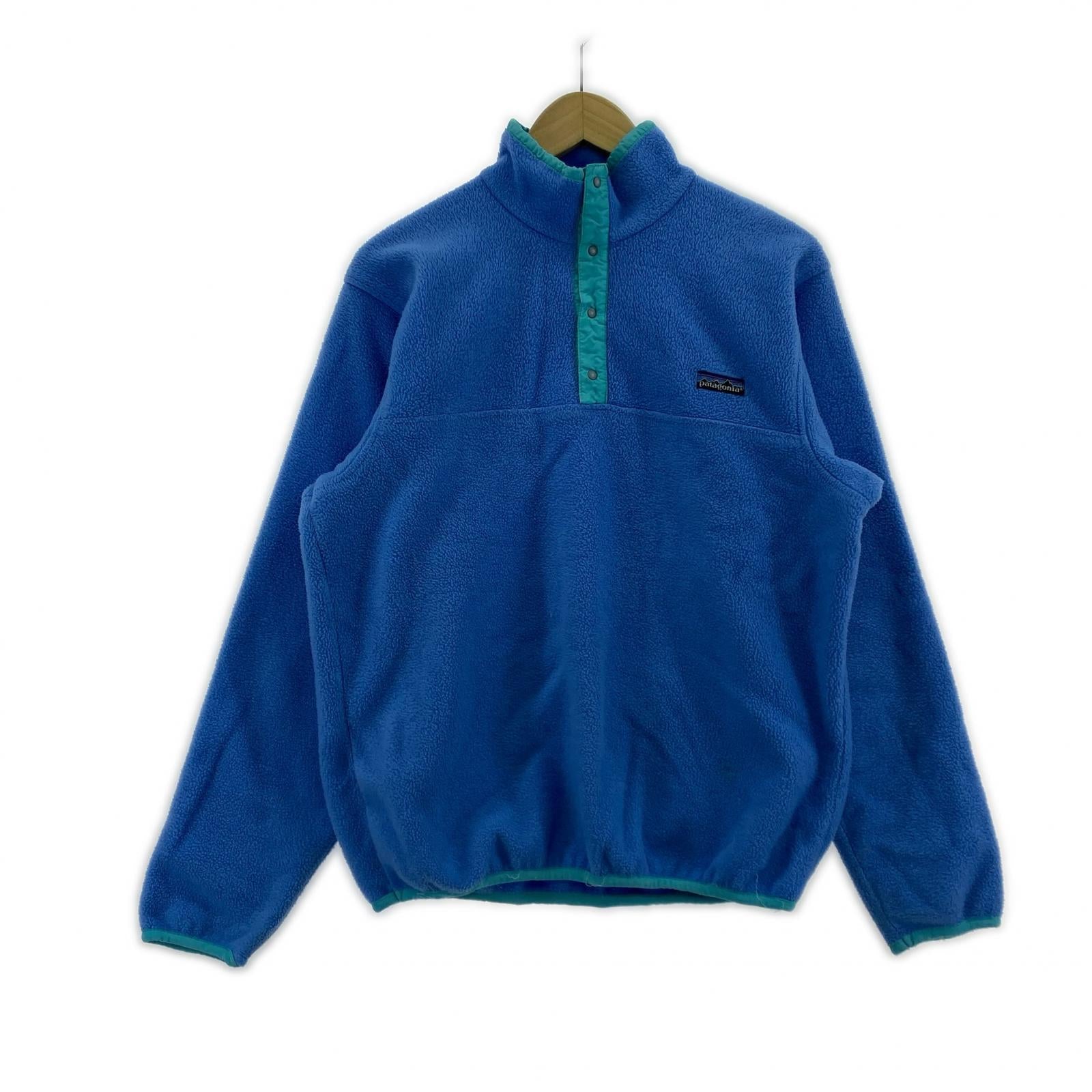 スウェット 三角タグ フリース スナップTEE M M ブルー