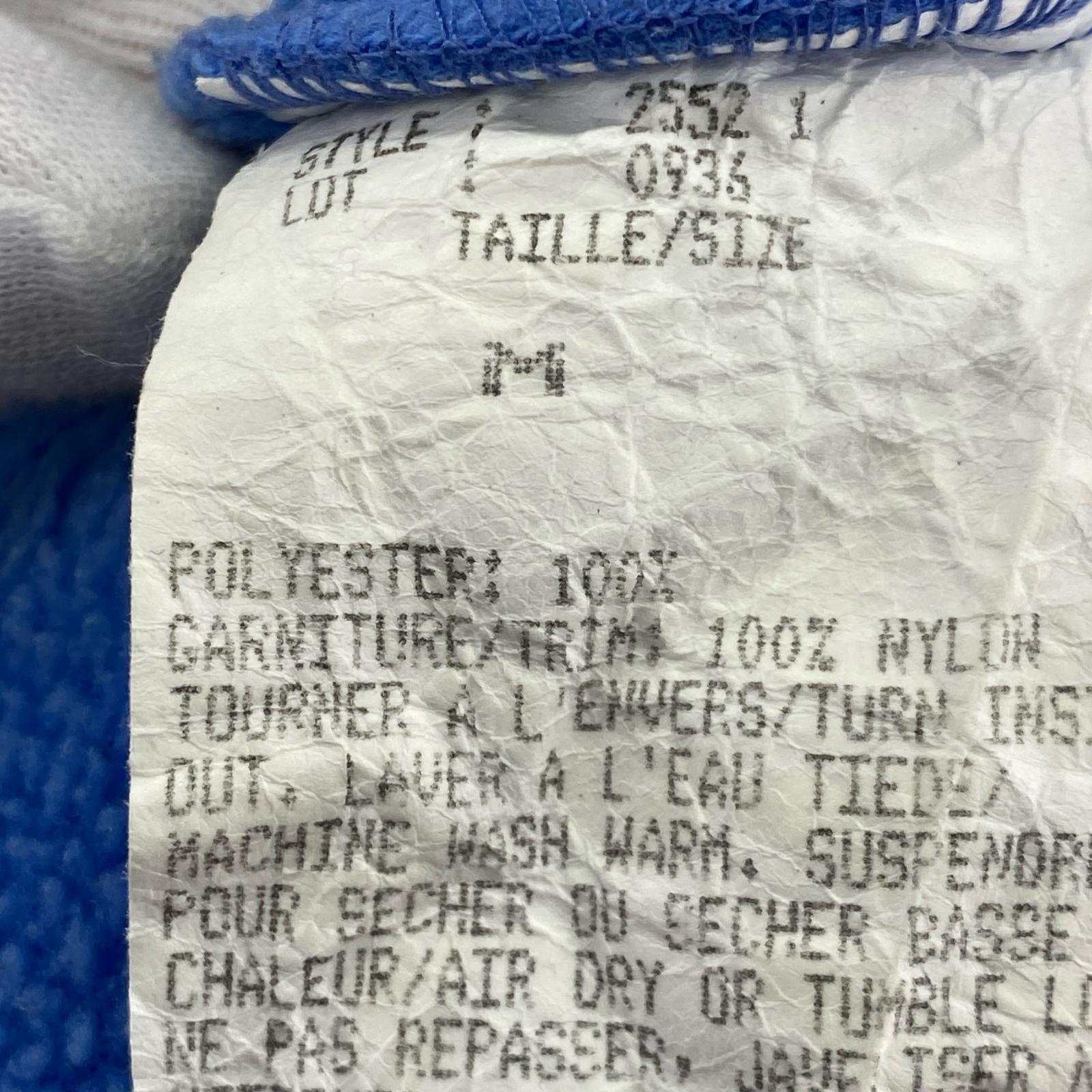 スウェット 三角タグ フリース スナップTEE M M ブルー
