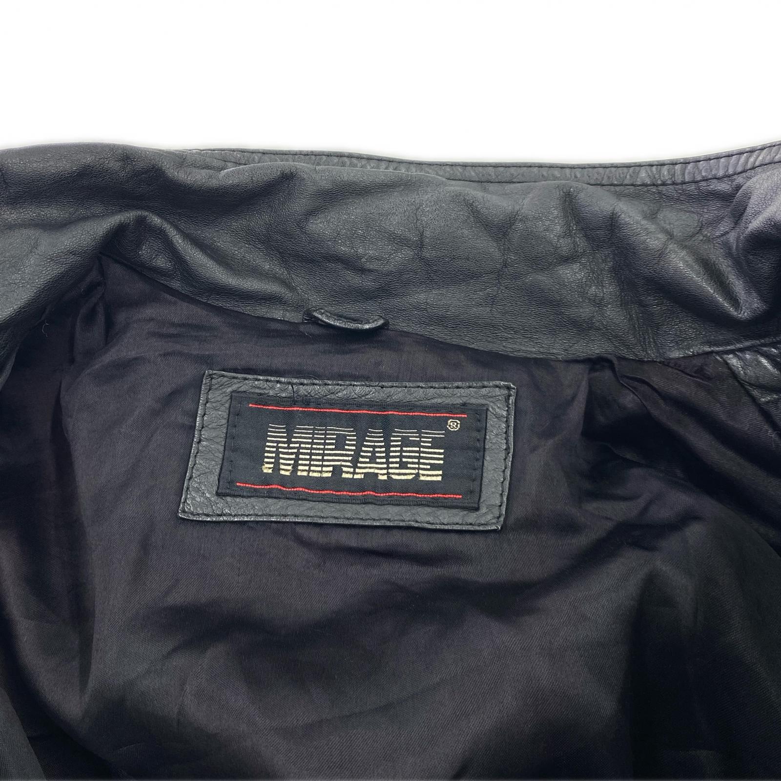 レザージャケット MIRAGE レザージャケット ブラック