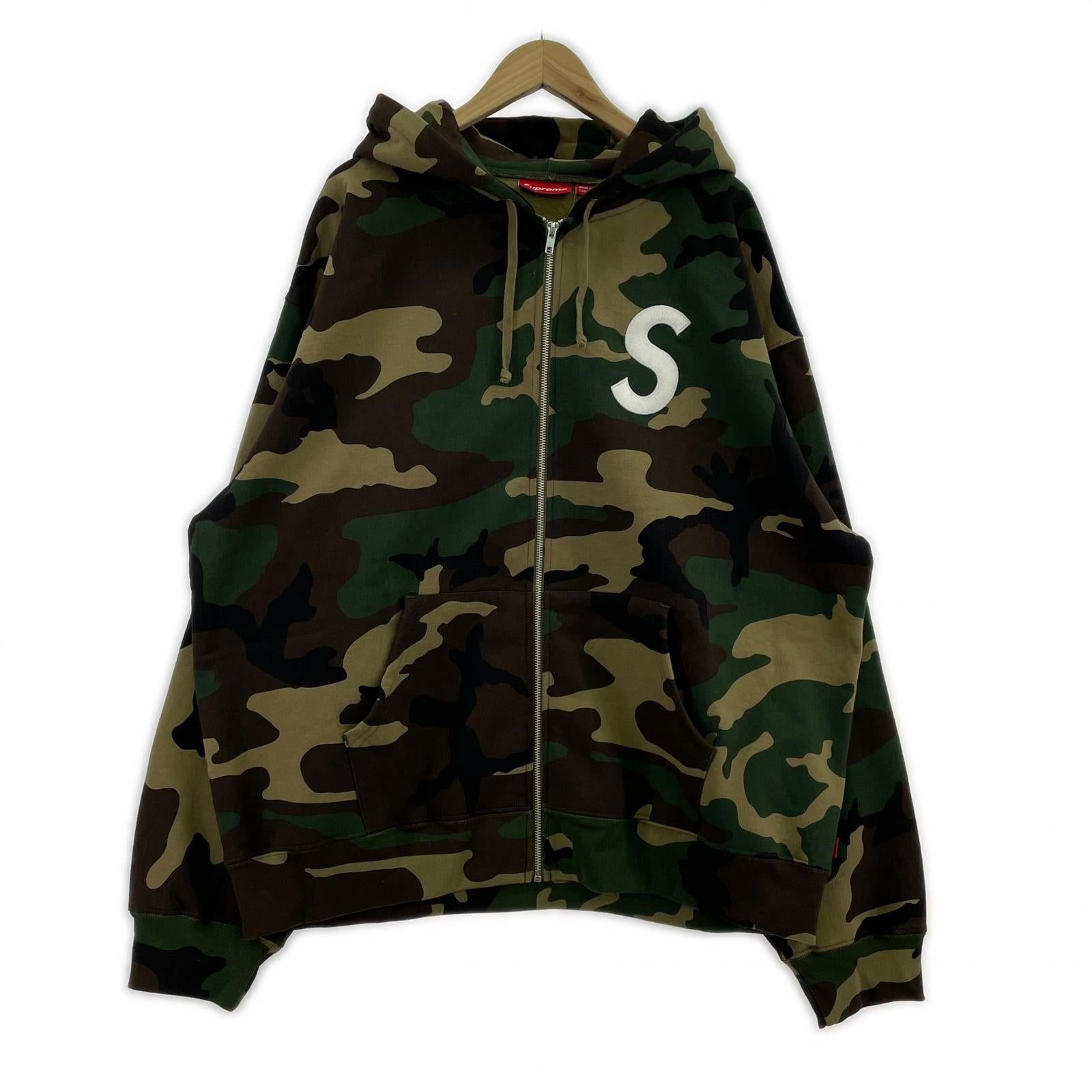 パーカー Supreme 25AW S Logo Zip Up Hooded Sweatshirt XXL カモ マルチカラー