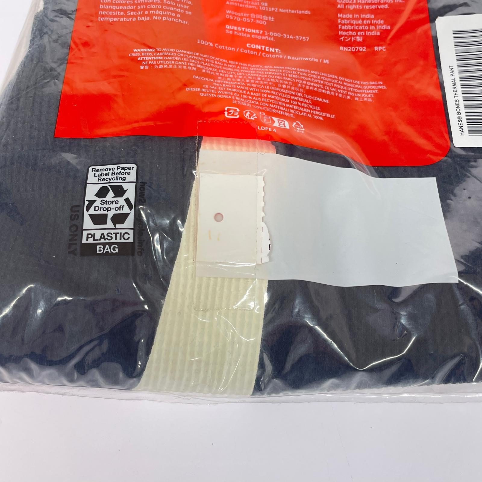パンツ Supreme Hanes Bones Thermal Pant サーマルパンツ XL 黒 ブラック