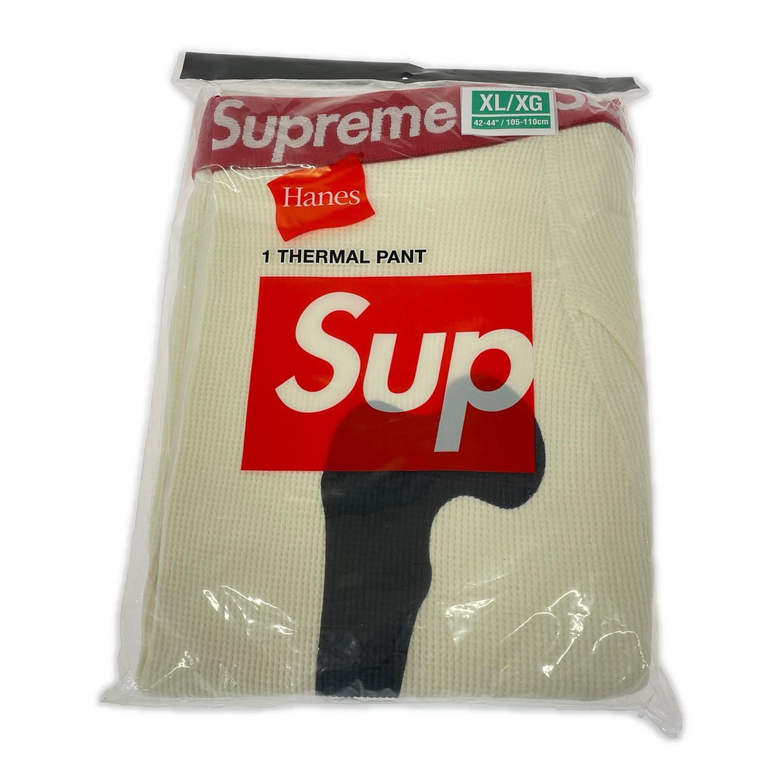 パンツ Supreme Hanes Bones Thermal Pant サーマルパンツ XL 白 ホワイト