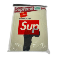 パンツ Supreme Hanes Bones Thermal Pant サーマルパンツ XL 白 ホワイト