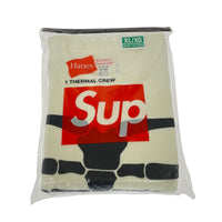 長袖Tシャツ Supreme Hanes Bones Thermal Crew ボーンサーマル XL 白 ホワイト