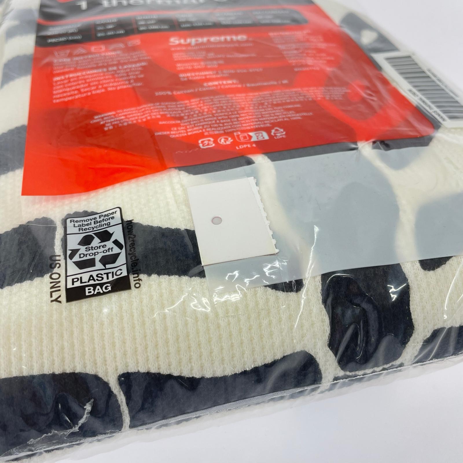 長袖Tシャツ Supreme Hanes Bones Thermal Crew ボーンサーマル XL 白 ホワイト