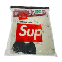パンツ Supreme Hanes Bones Thermal Pant Floral サーマルパンツ XL ナチュラル