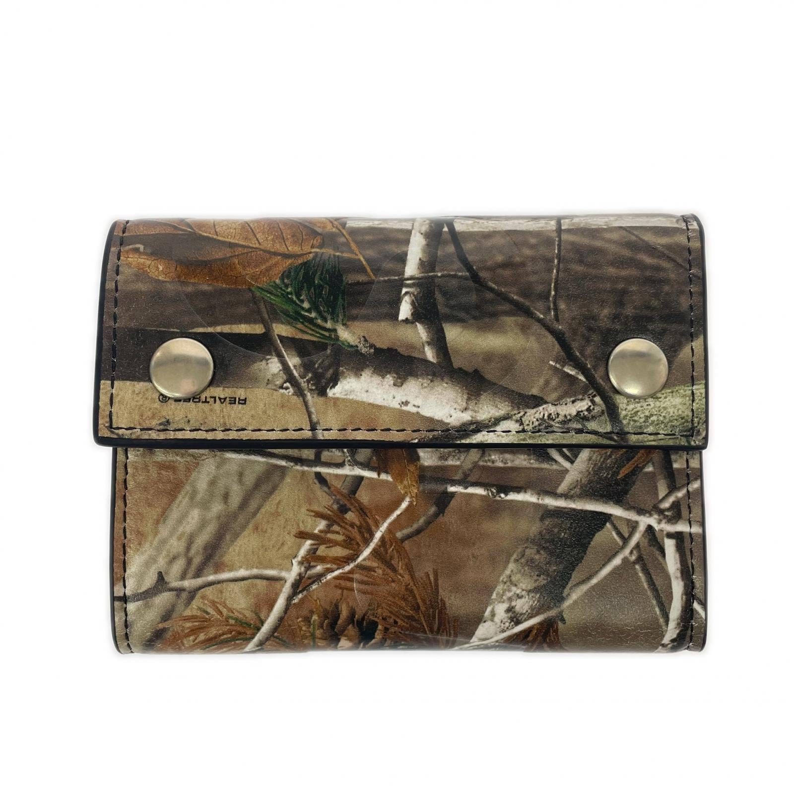 コンパクトウォレット Supreme 25AW Leather Chain Wallet Realtree ハードウッズカモ