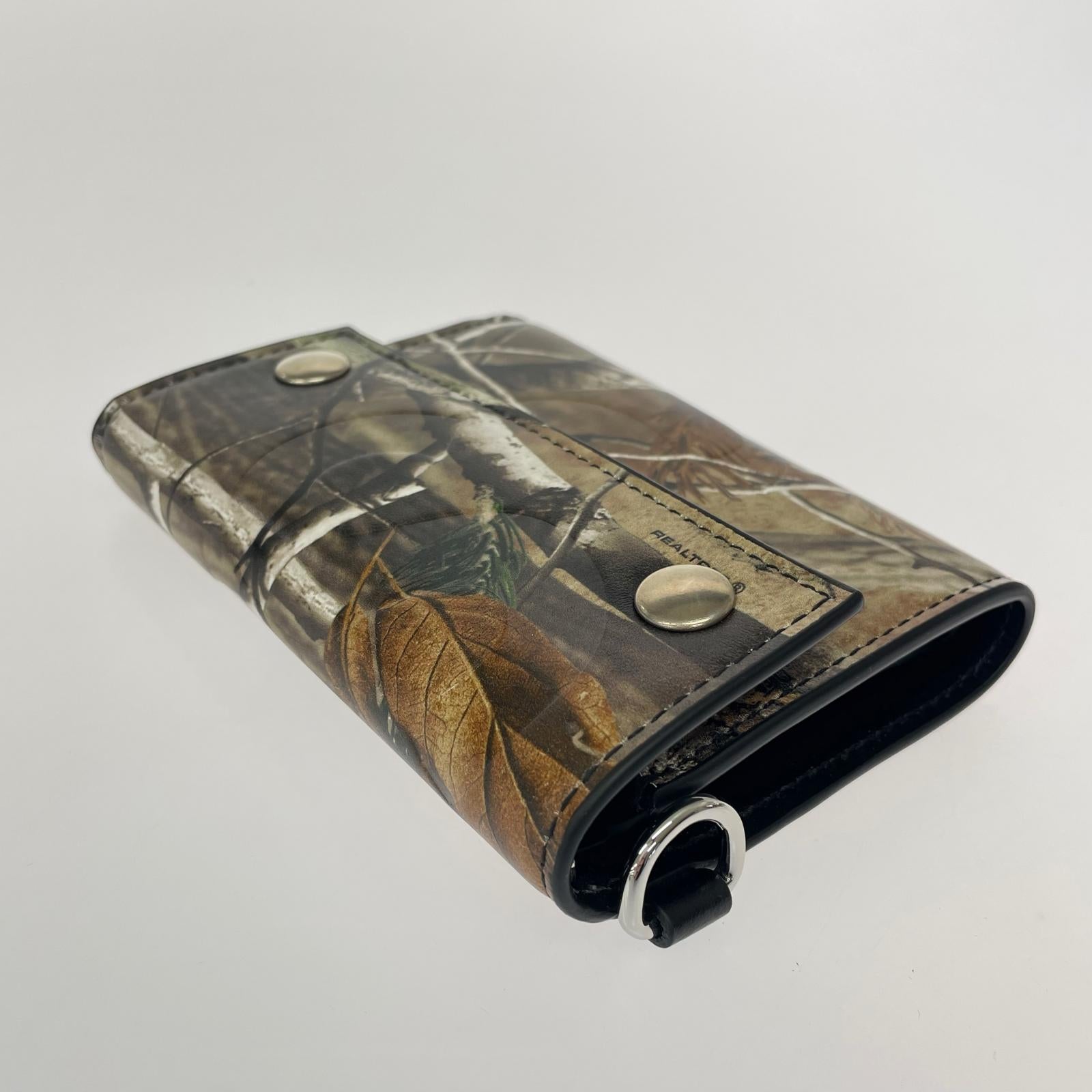 コンパクトウォレット Supreme 25AW Leather Chain Wallet Realtree ハードウッズカモ