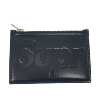 コインケース Supreme 25AW Leather Zip Card Holder レザーカードホルダー 黒 ブラック