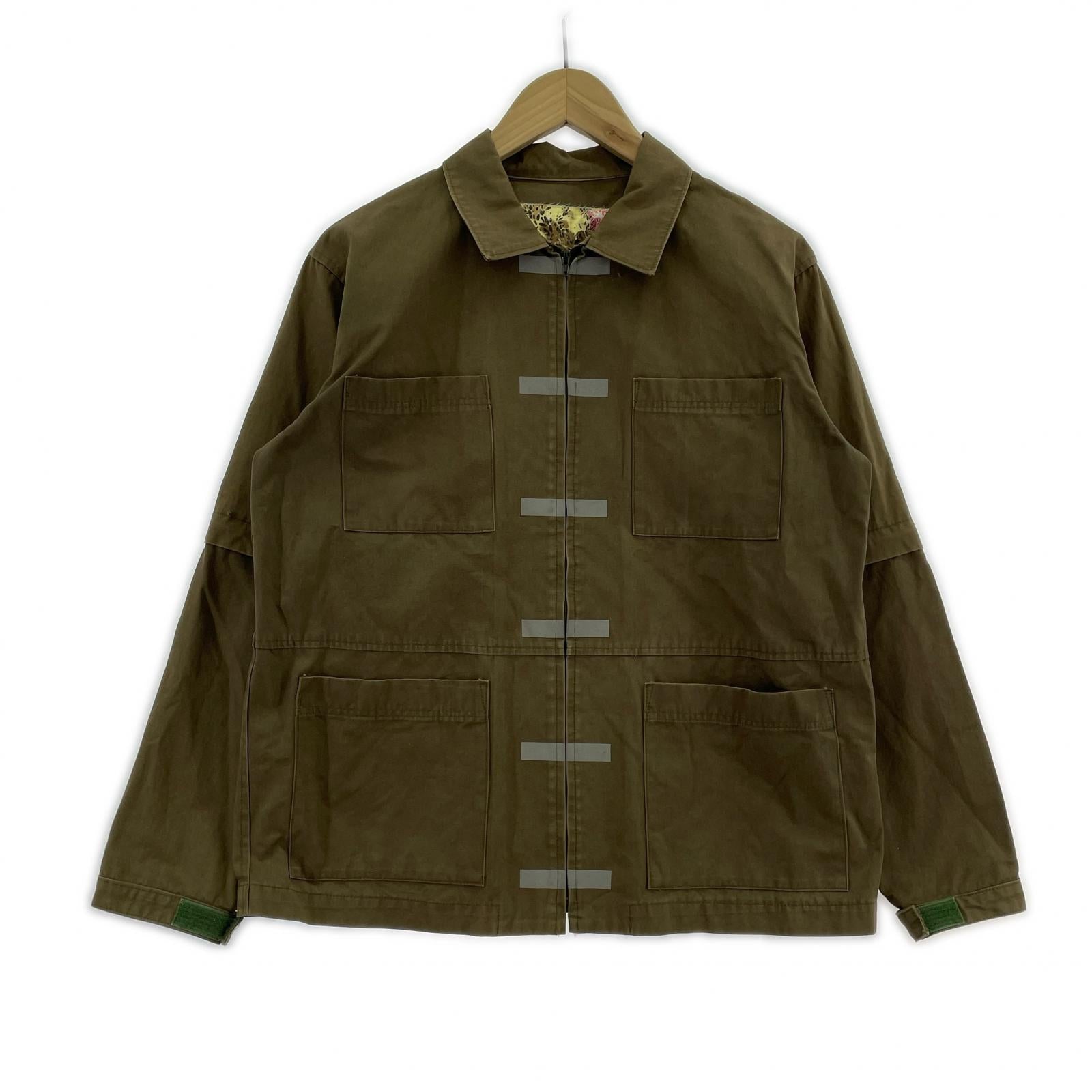 ジャケット UNDERCOVER 00SS SK務PT期 2WAYカンフーチャイナジャケット オリーブ