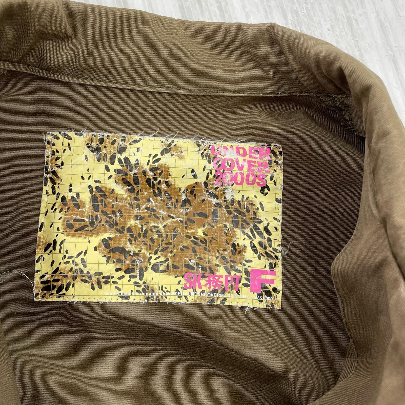 ジャケット UNDERCOVER 00SS SK務PT期 2WAYカンフーチャイナジャケット オリーブ
