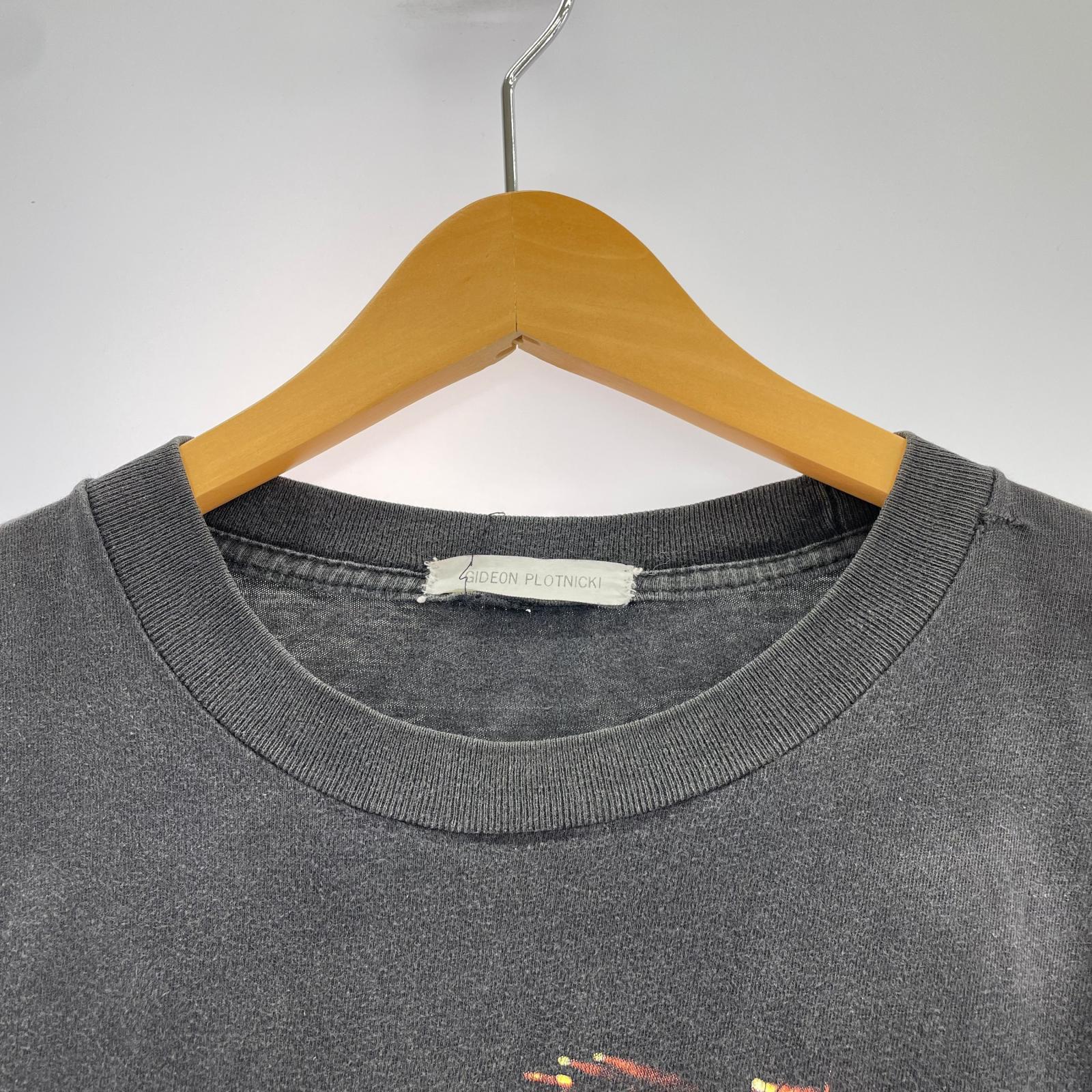 半袖Tシャツ 90s AEROSMITH LIVE Tee 黒 ブラック