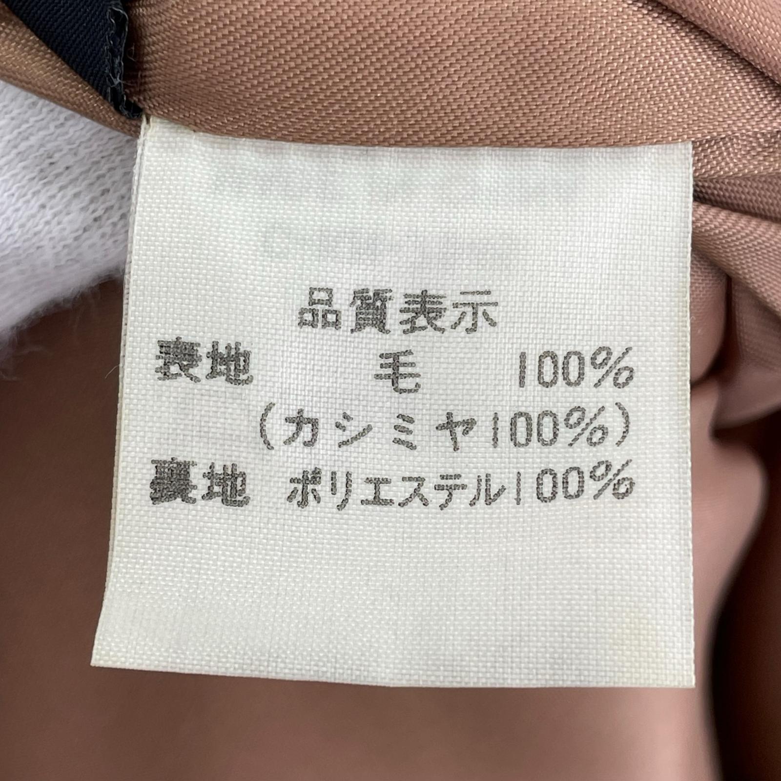 ジャケット カシミヤ100% 茶 M ブラウン