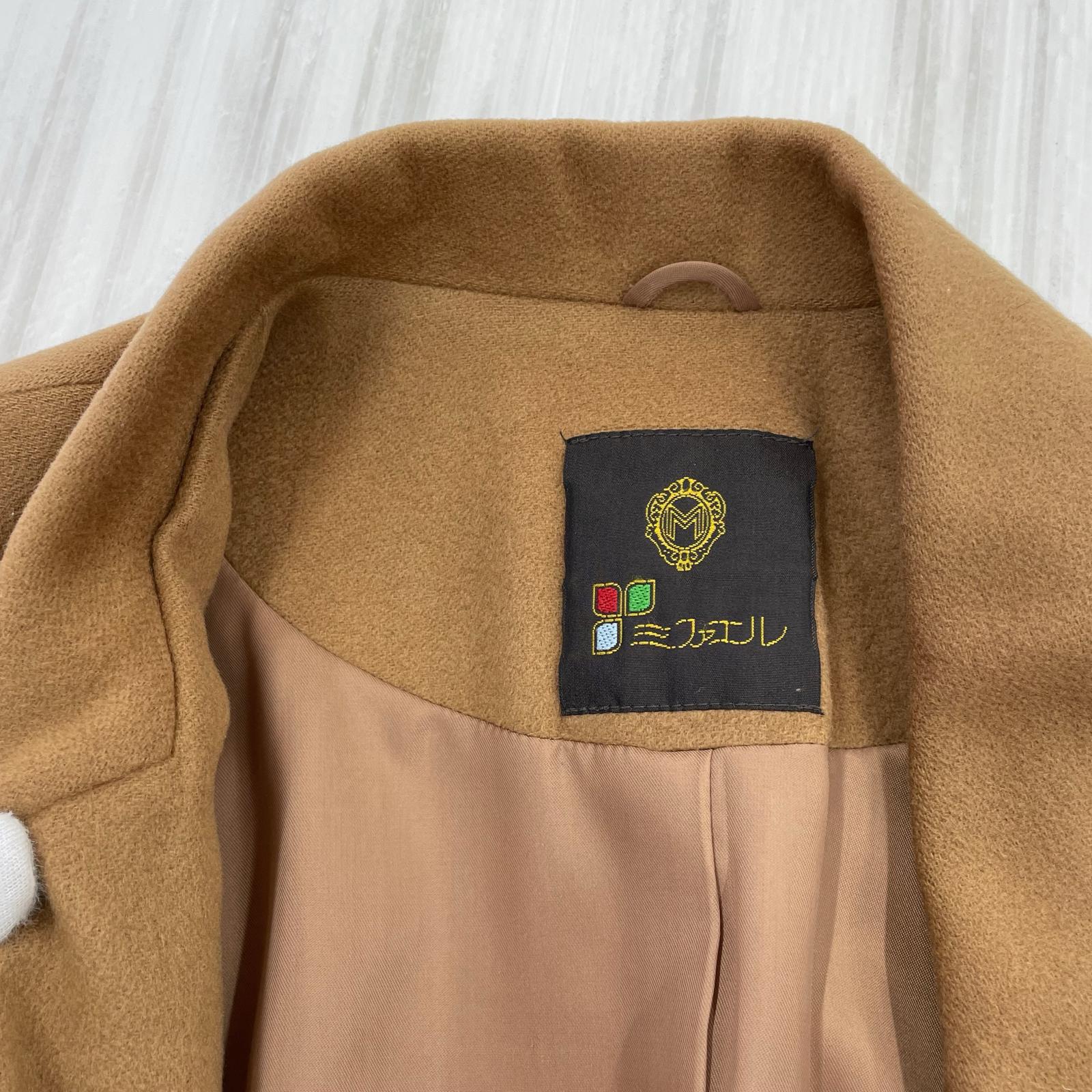 ジャケット カシミヤ100% 茶 M ブラウン