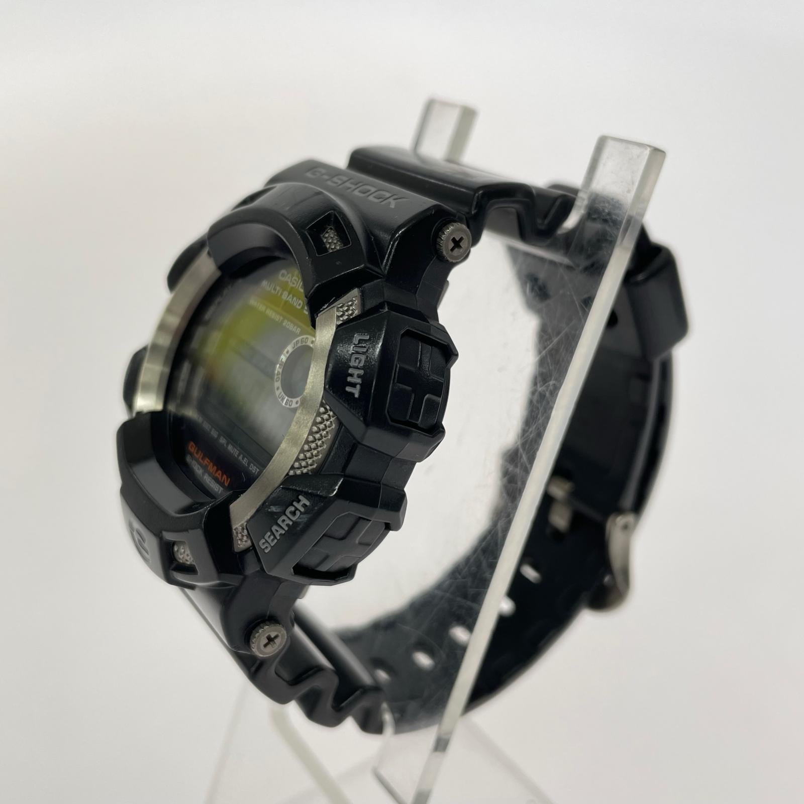 腕時計 GW-9100 ガルフマン 電波ソーラー ブラック