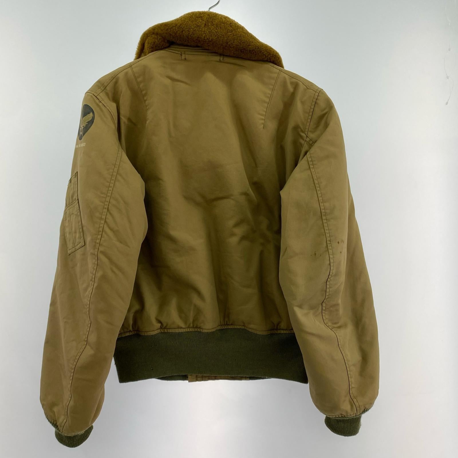 ジャケット THE REAL McCOY’S B-15A フライトジャケット ブラウン