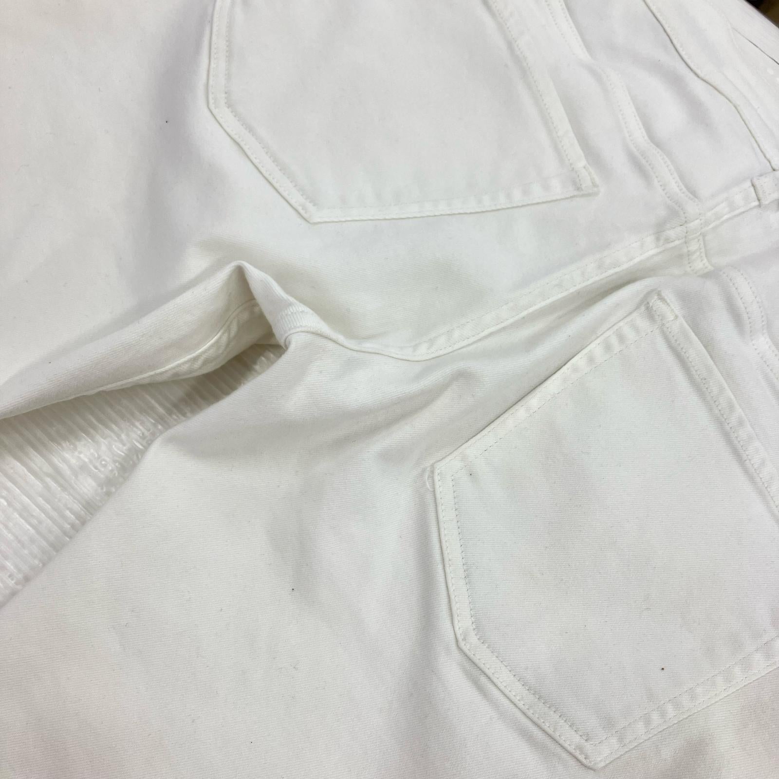 パンツ HUGO BOSS ストレッチパンツ 32 ホワイト ホワイト
