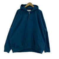 パーカー 21ss/half zip PO parka 2 ブルー